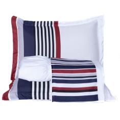 Jogo de Cama Versalhes Branco Casal Padrão 04 Peças Micropercal 200 Fi