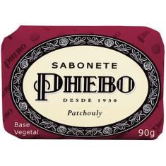 Sabonete Phebo Granado Patchouly Glicerina Base Vegetal em Barra 90g, 