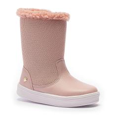 Bota Tênis Infantil Feminina Tininha Menina Casual com Pêlo-Feminino