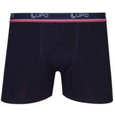 Cueca boxer Lupo em algodão plus size
