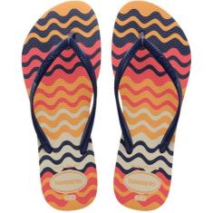 Chinelo Havaianas Slim Harmony Bege Palha