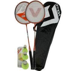 Kit Badminton Vollo Vb002 2 Raquetes 3 Petecas E Raqueteira - Vollo Sp