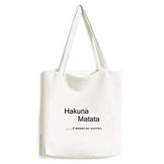 No worries citação Art Deco presente moda sacola sacola de compras bolsa casual bolsa de mão