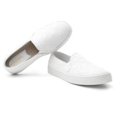 Tênis Feminino Slip On Casual Moderno Estilo Confortável-Feminino