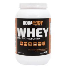 Whey Blend Proteico WPI + WPC + Albumina - Now Body Nutrition, Chocola