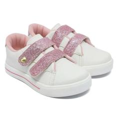 Tênis Infantil menina casual de glitter  voltas aulas - Bia Calçados, 