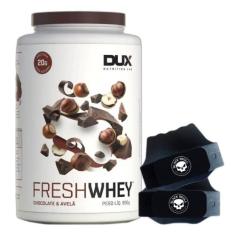 Fresh Whey Isolado 3W Chocolate 900g Luva Black Skull - Dux - Dux Nutr