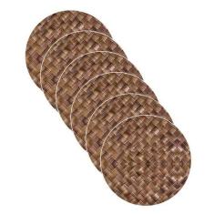 Sousplat estampa Trama Sintética impressa tecido Microfibra - NSW, 6 P