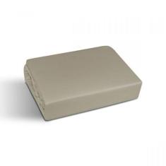 Lençol Avulso Queen Percal 200 Fios De Poliéster Sleep Bege - Tô Decor