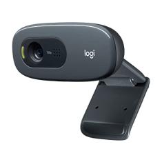 Webcam HD C270 com 3 MP para Chamadas e Gravações em Vídeo Widescreen, Logitech, Webcams e Equipamentos de Voip