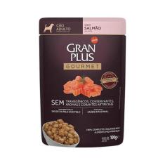 Ração Úmida Gran Plus Sachê Cães Gourmet Adultos Salmão - 100g - GRANP