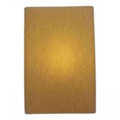 Arandela Retangular Retro Md-2029 Cúpula Em Tecido 18x10x30cm Palha - Bivolt