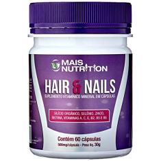Mais Nutrition Cabelos e Unhas Hair & Nails 500 mg 60 capsulas