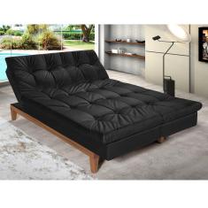 Sofá Cama 3 Lugares 5 Posições Versátil Madero