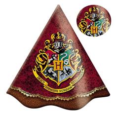 Chapéu de Aniversário Harry Potter - 8 Unidades