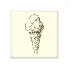 Adesivo brilhante de azulejo de cerâmica com desenho de sorvete doce