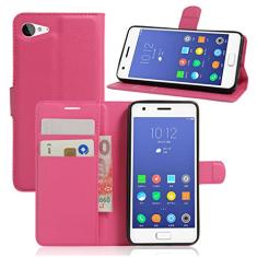 Capa carteira Lenovo ZUK Z2, capa carteira flip de couro PU premium com compartimento para cartão, suporte e fecho magnético [capa interior à prova de choque de TPU] Compatível com Lenovo ZUK Z2