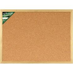 Quadro Aviso Moldura Madeira Cortica Aparente 120X090CM