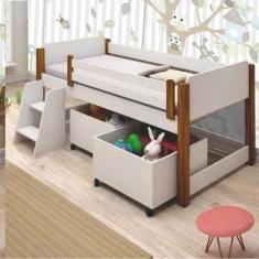 Cama naty branca mel - Divaloto