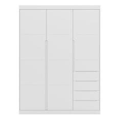 Guarda Roupa Infantil Pérola Cinza - Phoenix Baby Cinza