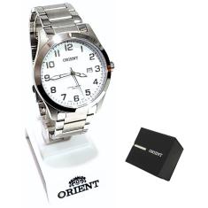 Relógio Orient Masculino Analógico Prateado MBSS1360 B2SX