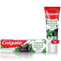 Creme Dental Colgate Naturals Extract Purificante Carvão Ativado e Menta 90g