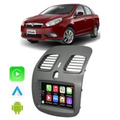 Kit Multimidia Grand Siena 2013 14 15 16 17 18 19 20 2021 7" Android A