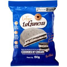 Alfajor Fit com Whey Protein sem açucar La Ganexa KIT com 12 unidades