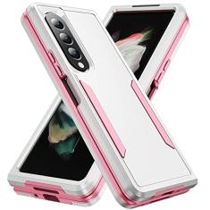 SORAKA Capa para Samsung Galaxy Z Fold4 Capa rígida de PC Capa macia de TPU para para-choques Capa robusta de ajuste fino Capa Samsung Galaxy Z Fold4