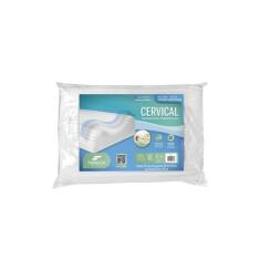 Travesseiro Ortopédico Cervical Fibrasca Branco 50x70, 1