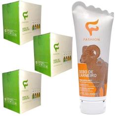 Creme Esfoliante Fashion Sebo de Carneiro Bisnaga 200ml Kit 36 Unidade