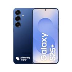 Celular Samsung Galaxy S25+ 5G, 512GB, 12GB RAM, Câmera Tripla de 50+12+10, Tela Grande de 6.7", Azul Marinho