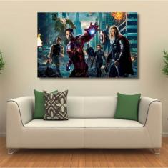Quadro decorativo Os Vingadores - Tela em Tecido