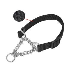 Coleira Semi Enforcadora Nylon 1.5 Caes Porte Pequeno E Grande Guia