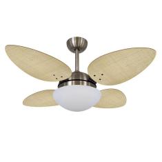 Ventilador De Teto Volare Bronze Vd42 4 Pás Natural 110V