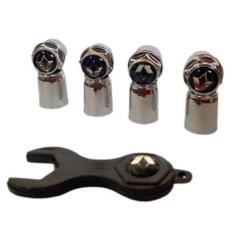 Bico De Pneu Cromado Tampa Pino Roda Válvula Antifurto Várias Montador