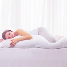 Travesseiro de Corpo Gestante Gravida Antialérgico Fibra Siliconada Ex