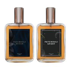 Kit Perfume - Patchouli Ocean + Patchouli Sport 100Ml - Essência Do Br