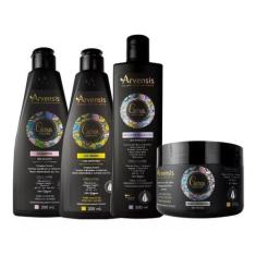 Kit Arvensis Cachos Sh.+ Co-Wash + Ativador 500Ml + Geleia
