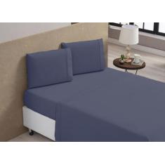 Jogo de Lençol Casal 4 Peças 800 Fios Algodão Egípcio Premium Elegante