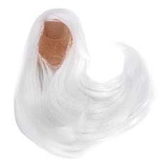 Boneca H de 8 a 9 Polegadas Peruca de Malha de Fibra de Alta Temperatura Boneca Encaracolada H Substituição para Boneca 1/3 Carmesim Com Acabamento Brilhante Proporcionando Luxo