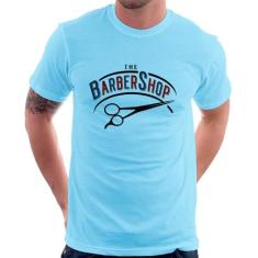 Camiseta The Barber Shop - Foca na Moda, Azul bebê, P