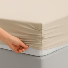 Lençol de cama Solteiro Avulso 400 Fios Com Elástico 100 % algodao - R