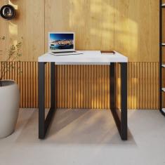 Escrivaninha Yon Operacional 80x60x75 Branco-preto