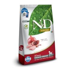 N&D PRIME Ração Farmina N&D Prime Frango E Romã Cães Adultos Raças Médias - 10 1Kg