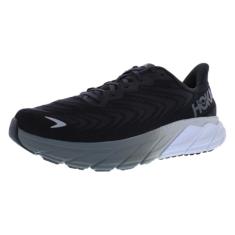 HOKA ONE ONE Tênis de corrida masculino, Preto/branco, 39