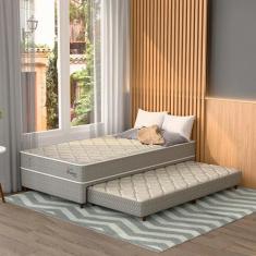 Bicama Box com Colchão Master Hotel Solteirão Molejo Superelastic (67x