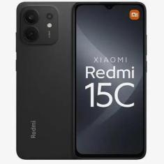 Smartphone Xiaomi Redmi 15C 256GB 8GB RAM Dual SIM Tela 6.9 Preto, 256