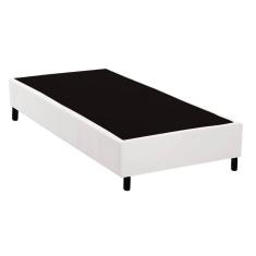 Cama Box Base Solteiro Universal Courano White (78x188x20) - Costa Rica