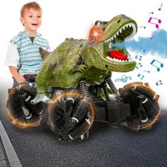 Carro de controle remoto KunisJoy Dinosaur Monster Truck para crianças